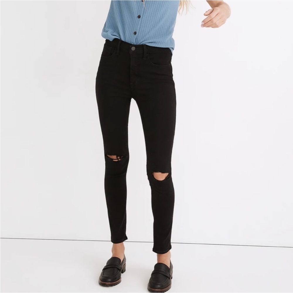 Madewell Roadtripper 10" High Rise Jeans Womens 26 Black